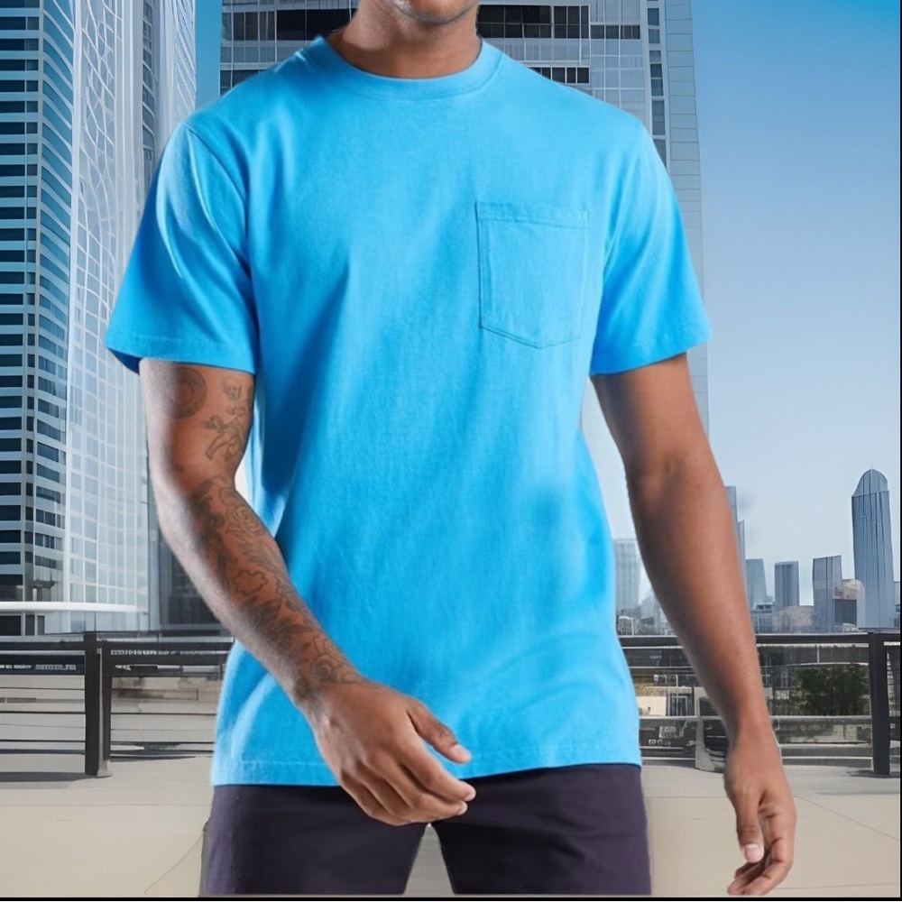 The Hundreds Perfect Pocket Men's SS  💯% Cotton Real Man’s Royal Blue TEE